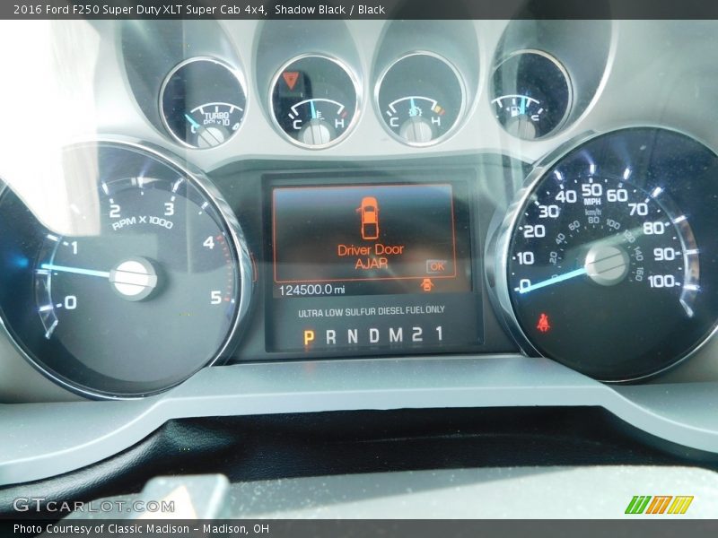 Shadow Black / Black 2016 Ford F250 Super Duty XLT Super Cab 4x4