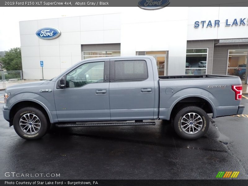 Abyss Gray / Black 2019 Ford F150 XLT SuperCrew 4x4