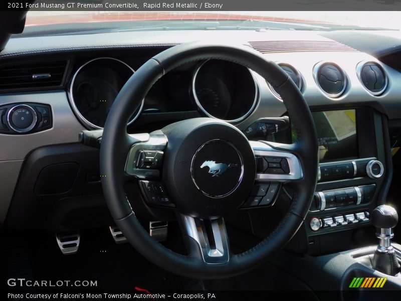 Rapid Red Metallic / Ebony 2021 Ford Mustang GT Premium Convertible