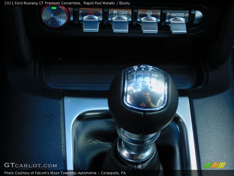  2021 Mustang GT Premium Convertible 6 Speed Manual Shifter