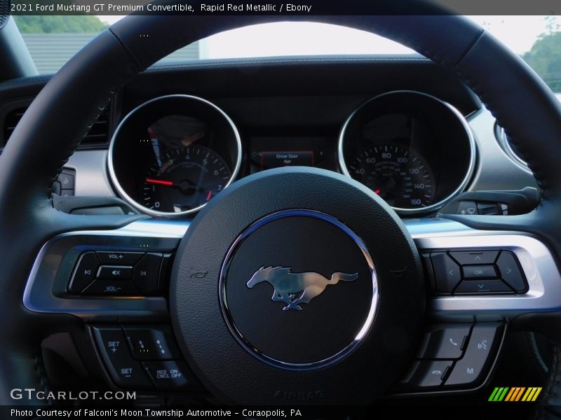 Rapid Red Metallic / Ebony 2021 Ford Mustang GT Premium Convertible