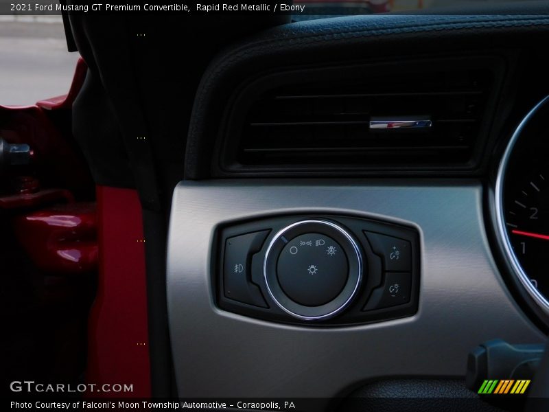 Rapid Red Metallic / Ebony 2021 Ford Mustang GT Premium Convertible