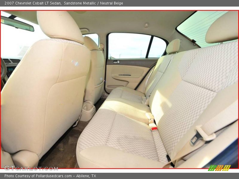 Sandstone Metallic / Neutral Beige 2007 Chevrolet Cobalt LT Sedan