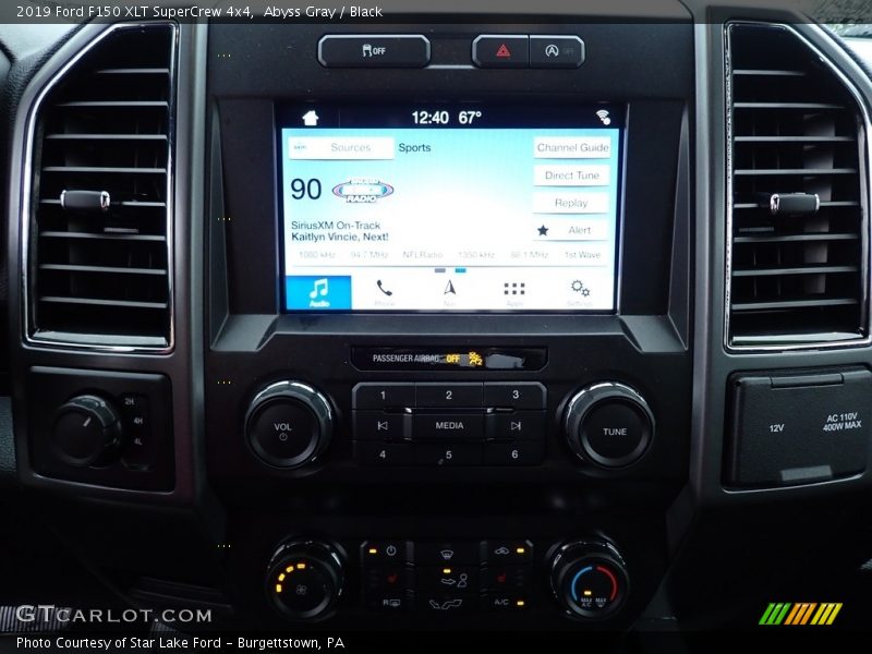Abyss Gray / Black 2019 Ford F150 XLT SuperCrew 4x4