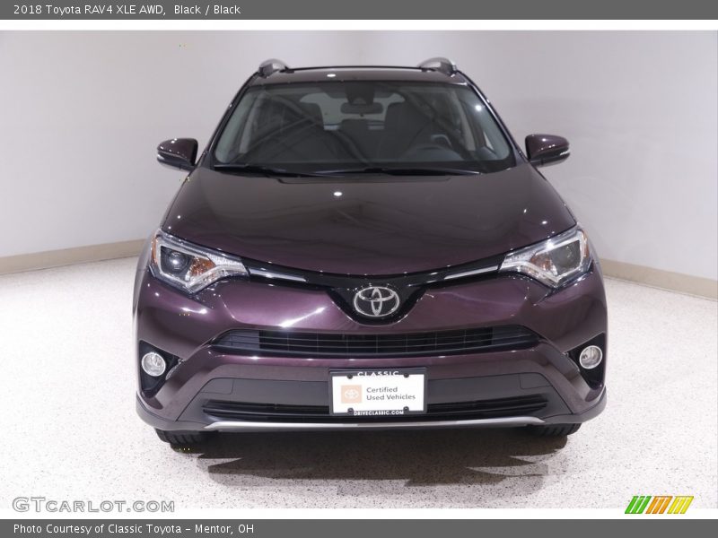 Black / Black 2018 Toyota RAV4 XLE AWD