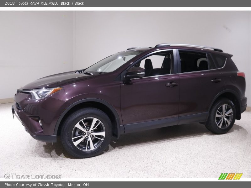 Black / Black 2018 Toyota RAV4 XLE AWD