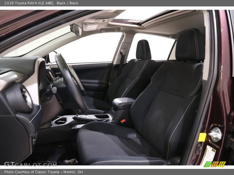 Black / Black 2018 Toyota RAV4 XLE AWD