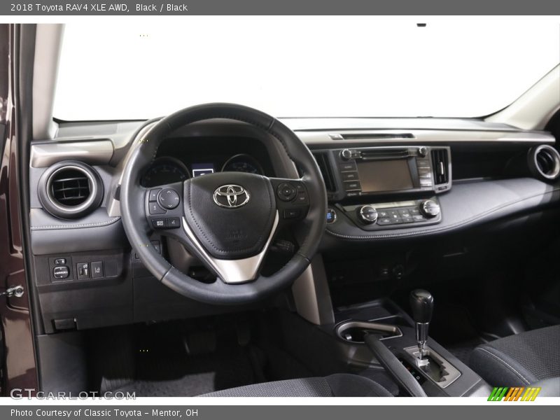 Black / Black 2018 Toyota RAV4 XLE AWD