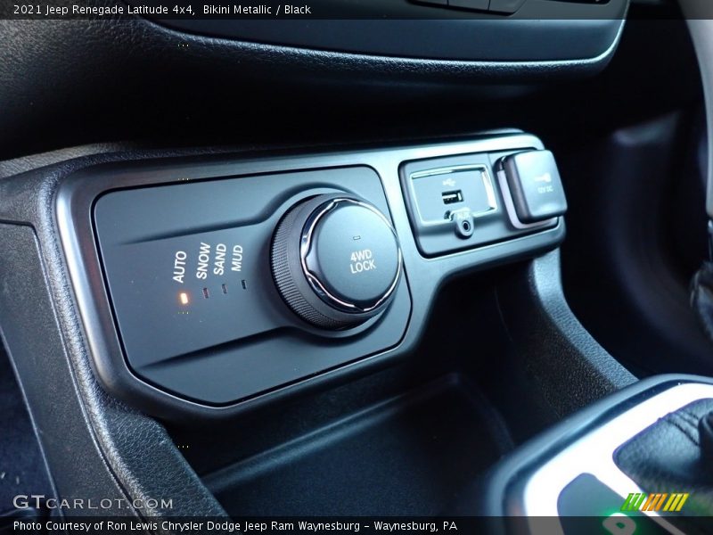 Bikini Metallic / Black 2021 Jeep Renegade Latitude 4x4