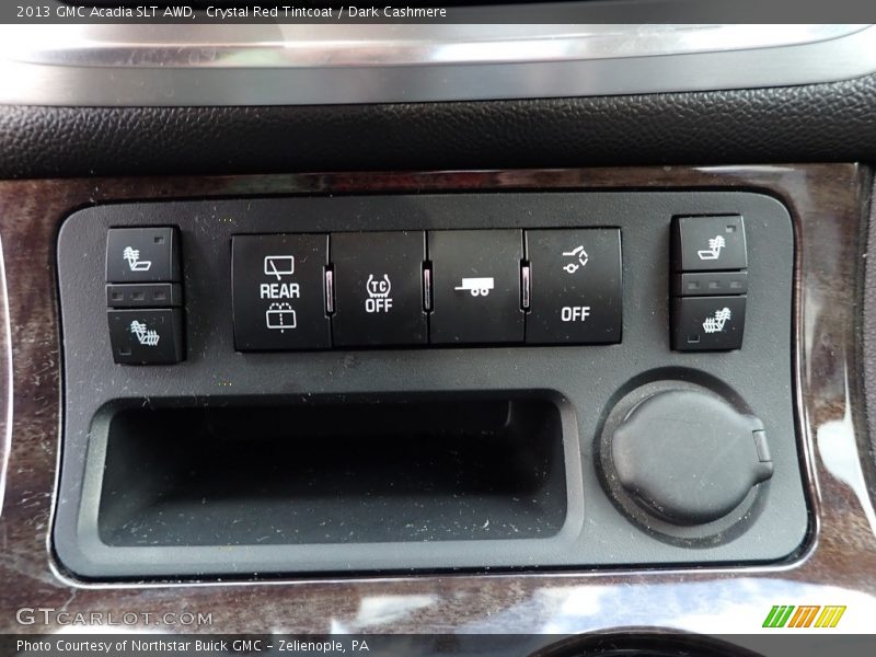 Crystal Red Tintcoat / Dark Cashmere 2013 GMC Acadia SLT AWD