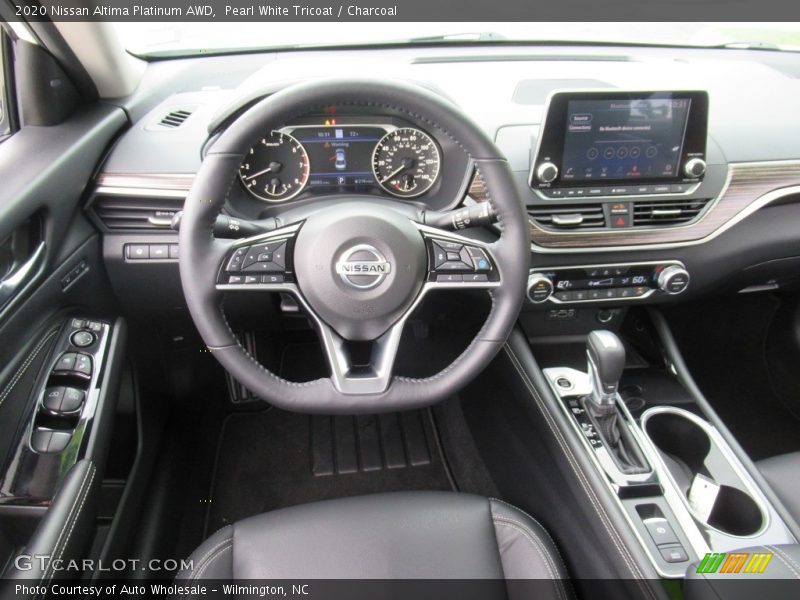 Pearl White Tricoat / Charcoal 2020 Nissan Altima Platinum AWD