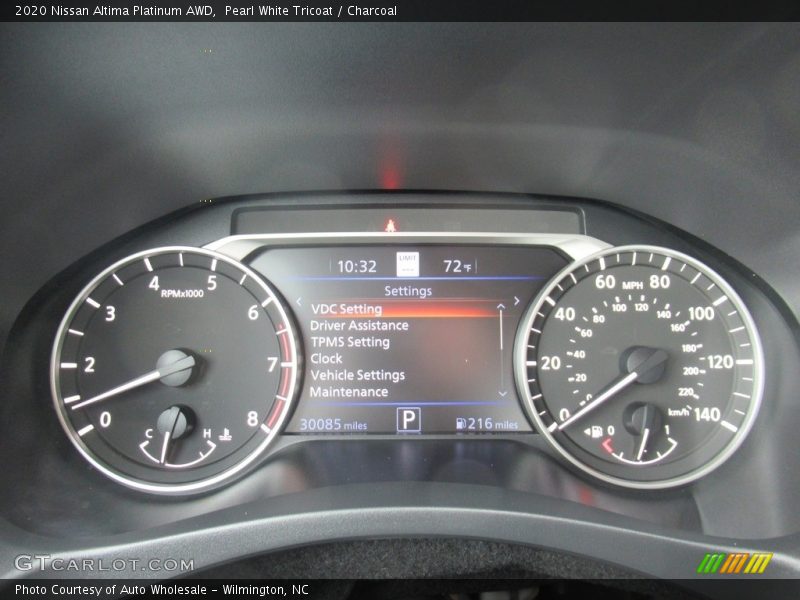 Pearl White Tricoat / Charcoal 2020 Nissan Altima Platinum AWD