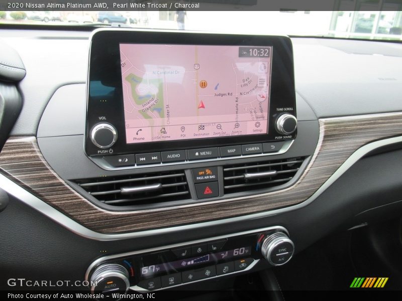Pearl White Tricoat / Charcoal 2020 Nissan Altima Platinum AWD