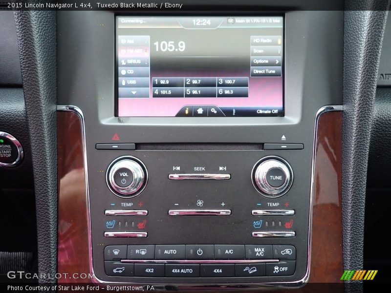Controls of 2015 Navigator L 4x4