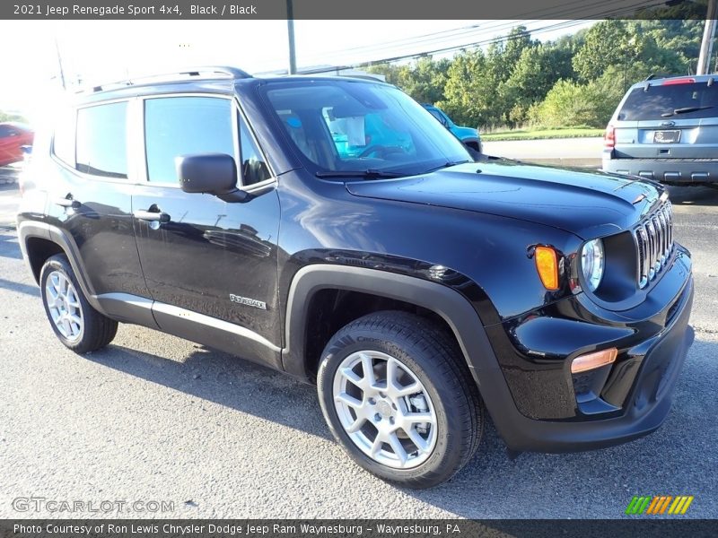 Black / Black 2021 Jeep Renegade Sport 4x4