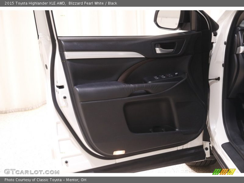 Blizzard Pearl White / Black 2015 Toyota Highlander XLE AWD