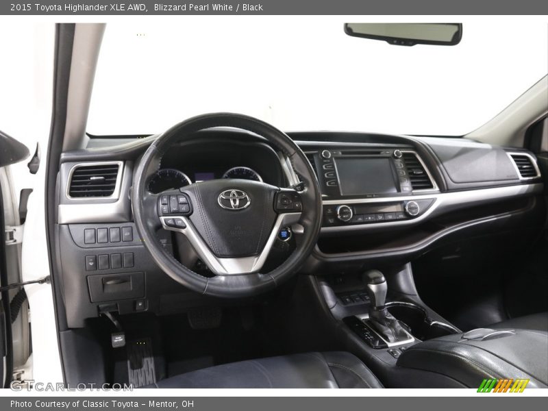 Blizzard Pearl White / Black 2015 Toyota Highlander XLE AWD