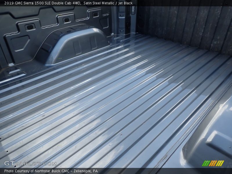 Satin Steel Metallic / Jet Black 2019 GMC Sierra 1500 SLE Double Cab 4WD