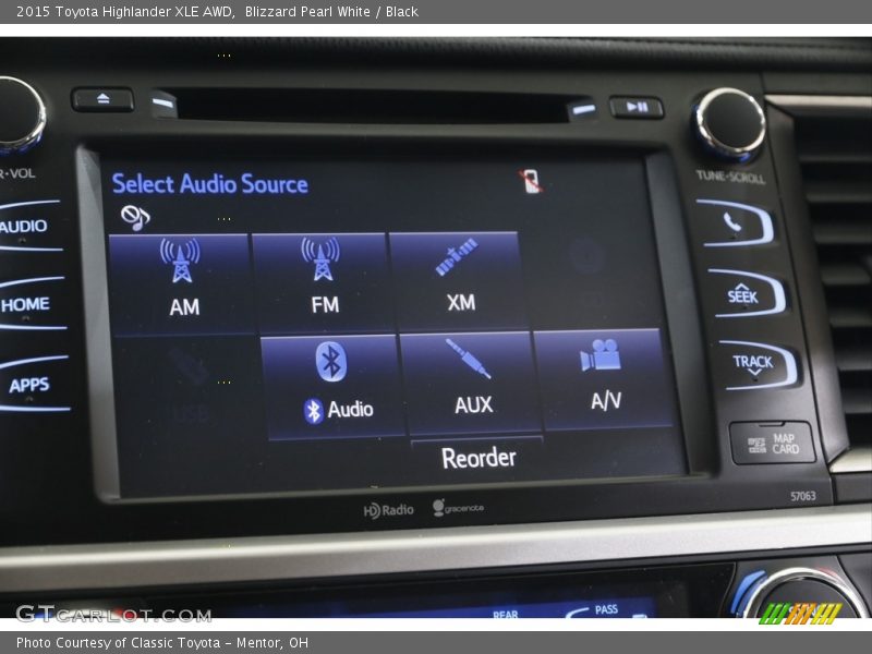 Blizzard Pearl White / Black 2015 Toyota Highlander XLE AWD