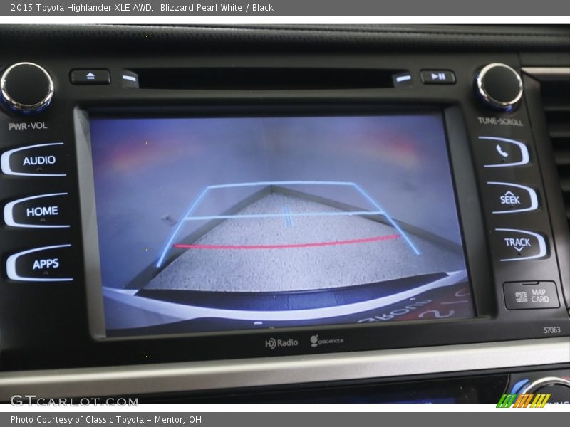 Blizzard Pearl White / Black 2015 Toyota Highlander XLE AWD