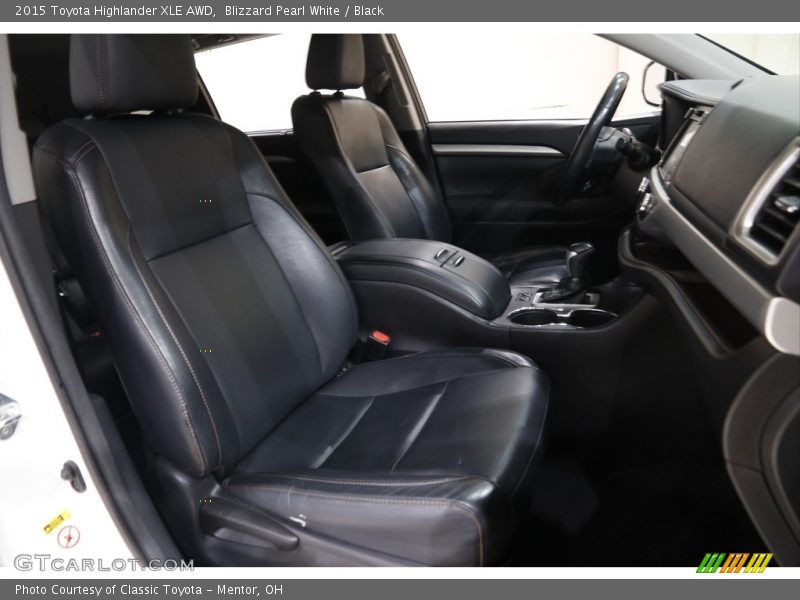 Blizzard Pearl White / Black 2015 Toyota Highlander XLE AWD