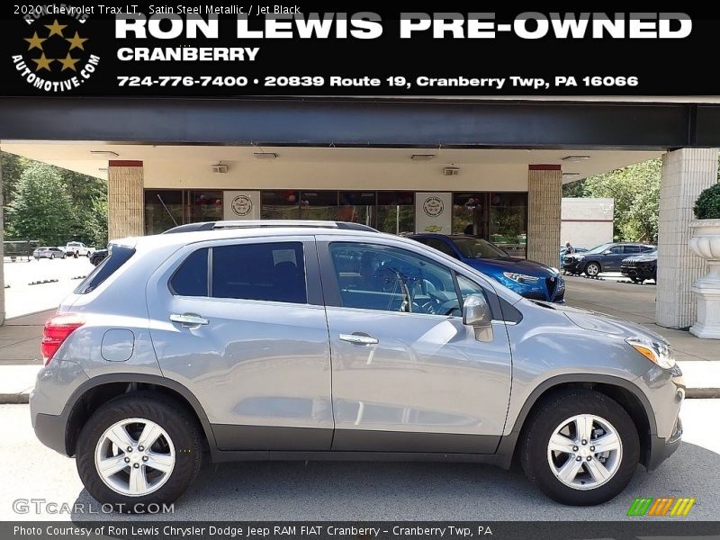Satin Steel Metallic / Jet Black 2020 Chevrolet Trax LT