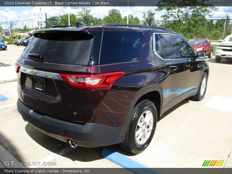 Black Current Metallic / Jet Black 2019 Chevrolet Traverse LT