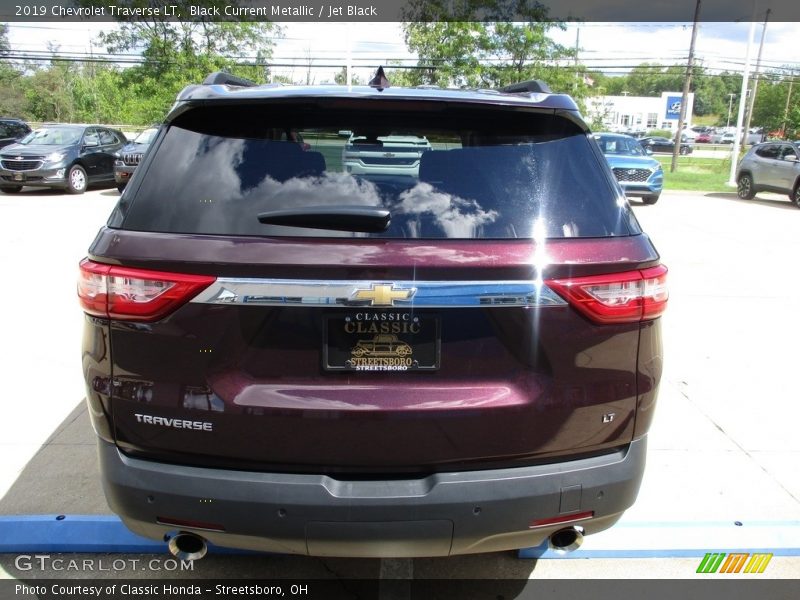 Black Current Metallic / Jet Black 2019 Chevrolet Traverse LT
