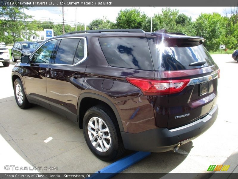 Black Current Metallic / Jet Black 2019 Chevrolet Traverse LT