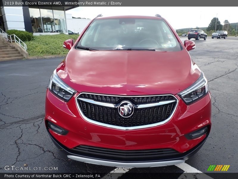Winterberry Red Metallic / Ebony 2019 Buick Encore Essence AWD