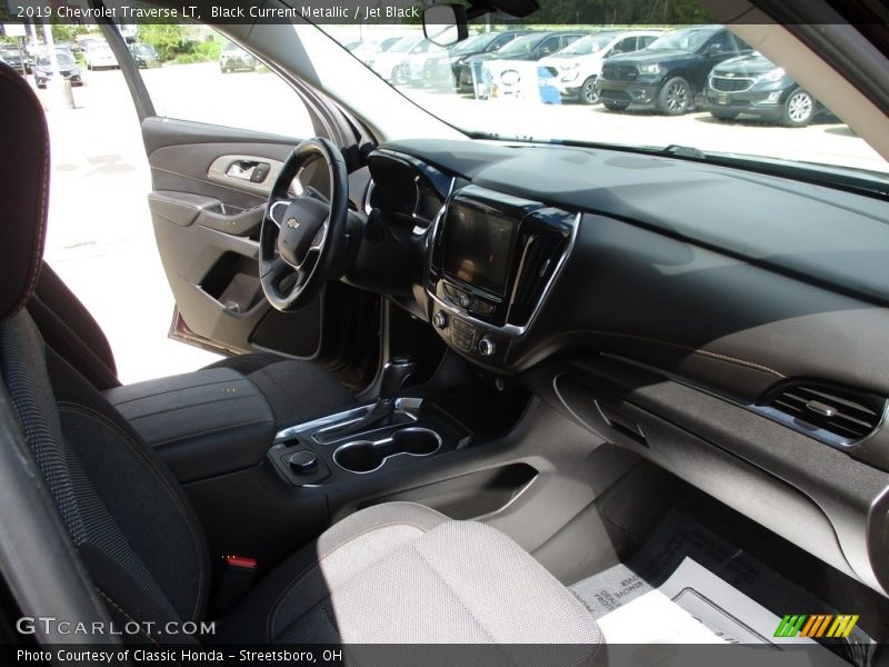 Black Current Metallic / Jet Black 2019 Chevrolet Traverse LT