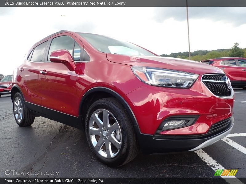 Winterberry Red Metallic / Ebony 2019 Buick Encore Essence AWD