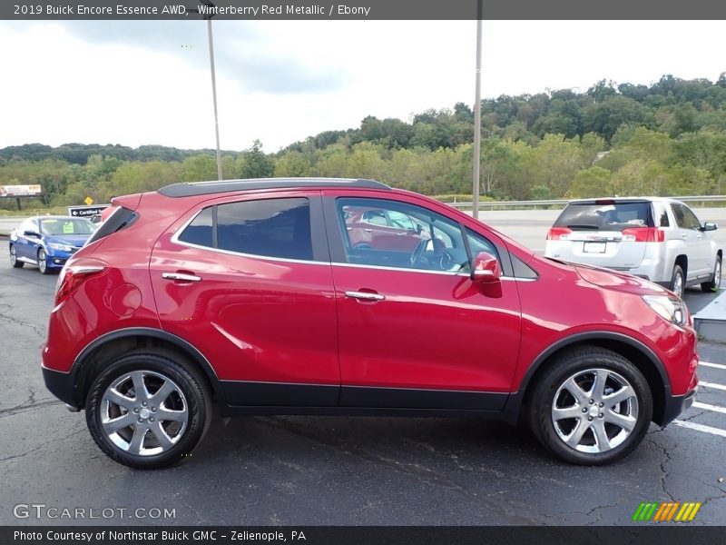 Winterberry Red Metallic / Ebony 2019 Buick Encore Essence AWD