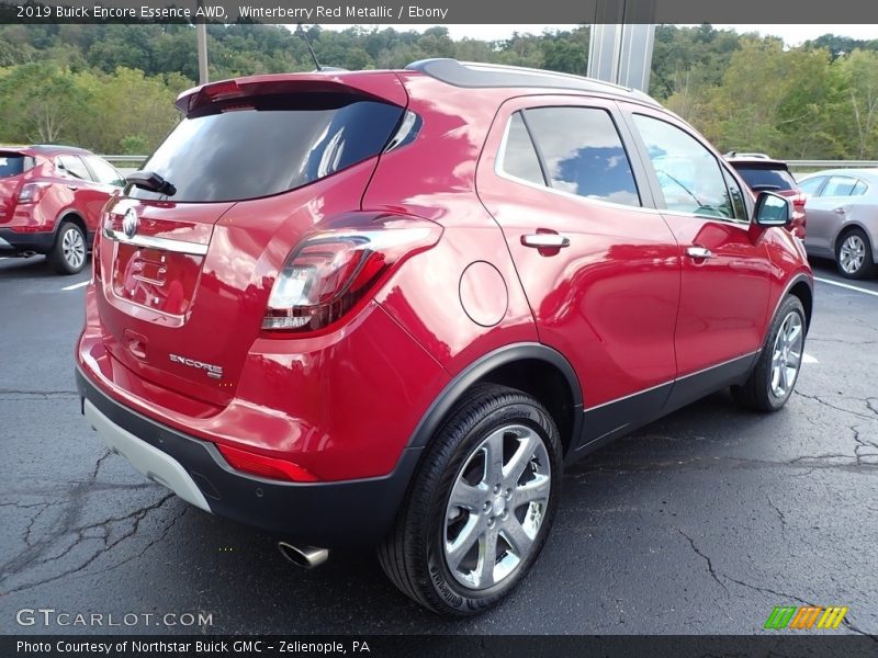 Winterberry Red Metallic / Ebony 2019 Buick Encore Essence AWD