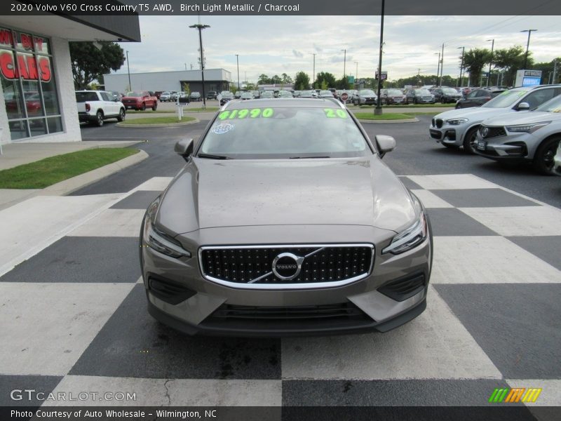 Birch Light Metallic / Charcoal 2020 Volvo V60 Cross Country T5 AWD