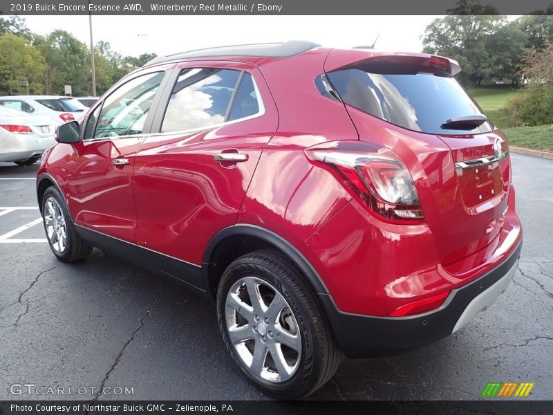 Winterberry Red Metallic / Ebony 2019 Buick Encore Essence AWD