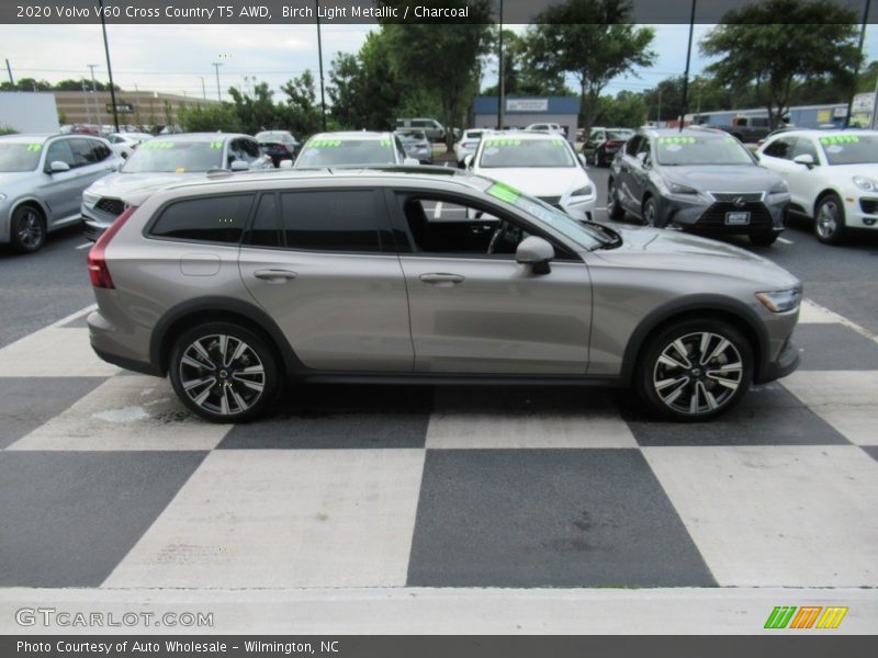 Birch Light Metallic / Charcoal 2020 Volvo V60 Cross Country T5 AWD