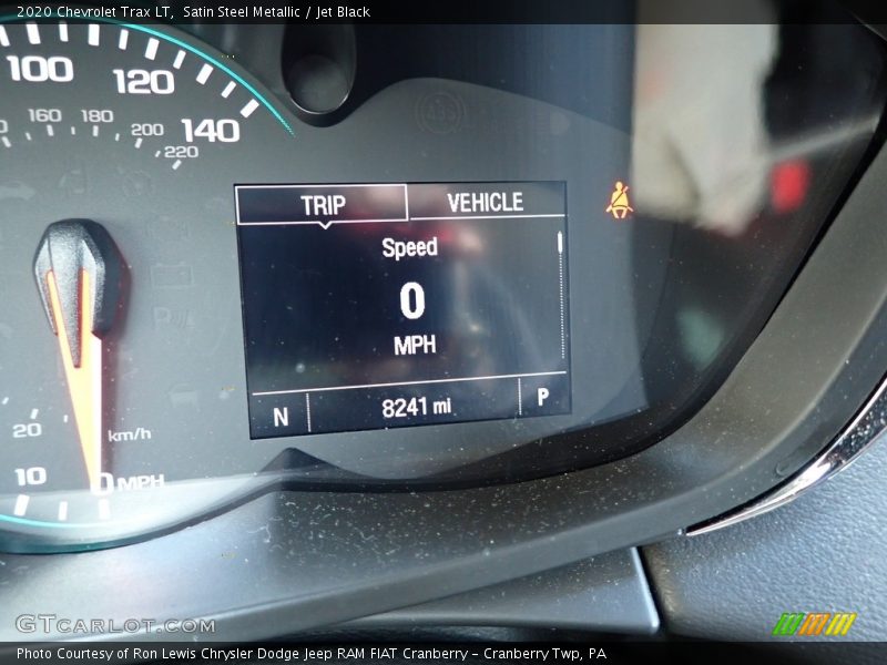 Satin Steel Metallic / Jet Black 2020 Chevrolet Trax LT