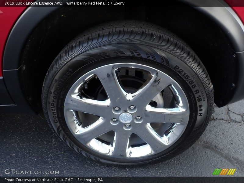 Winterberry Red Metallic / Ebony 2019 Buick Encore Essence AWD