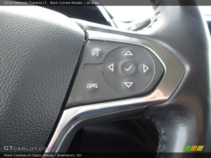 Black Current Metallic / Jet Black 2019 Chevrolet Traverse LT
