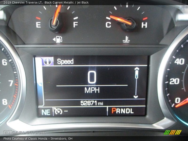 Black Current Metallic / Jet Black 2019 Chevrolet Traverse LT