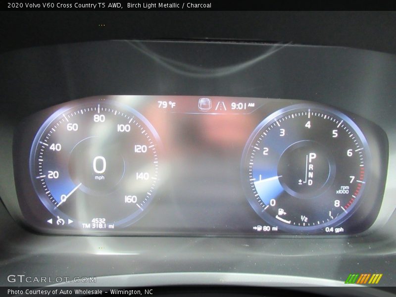 Birch Light Metallic / Charcoal 2020 Volvo V60 Cross Country T5 AWD