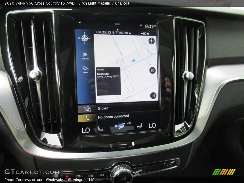 Birch Light Metallic / Charcoal 2020 Volvo V60 Cross Country T5 AWD