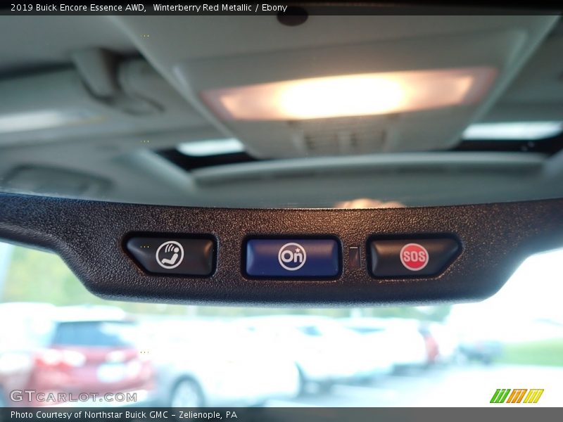 Winterberry Red Metallic / Ebony 2019 Buick Encore Essence AWD
