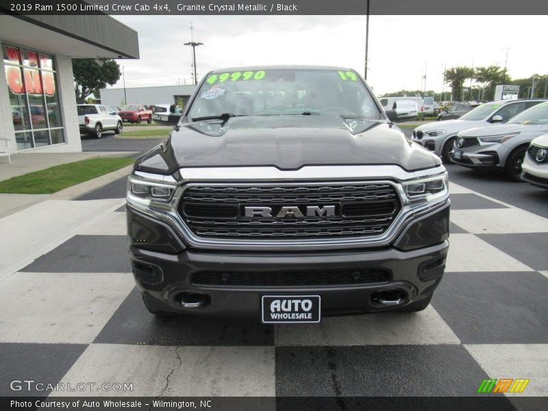 Granite Crystal Metallic / Black 2019 Ram 1500 Limited Crew Cab 4x4