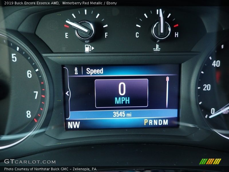 Winterberry Red Metallic / Ebony 2019 Buick Encore Essence AWD