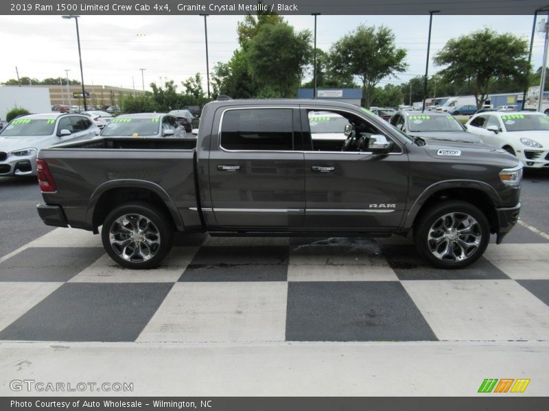 Granite Crystal Metallic / Black 2019 Ram 1500 Limited Crew Cab 4x4