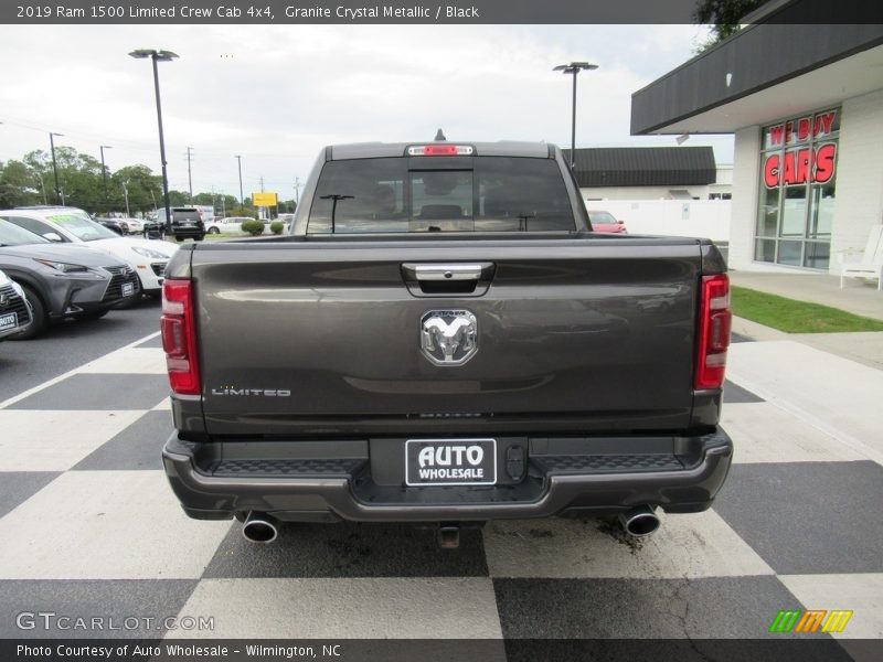 Granite Crystal Metallic / Black 2019 Ram 1500 Limited Crew Cab 4x4
