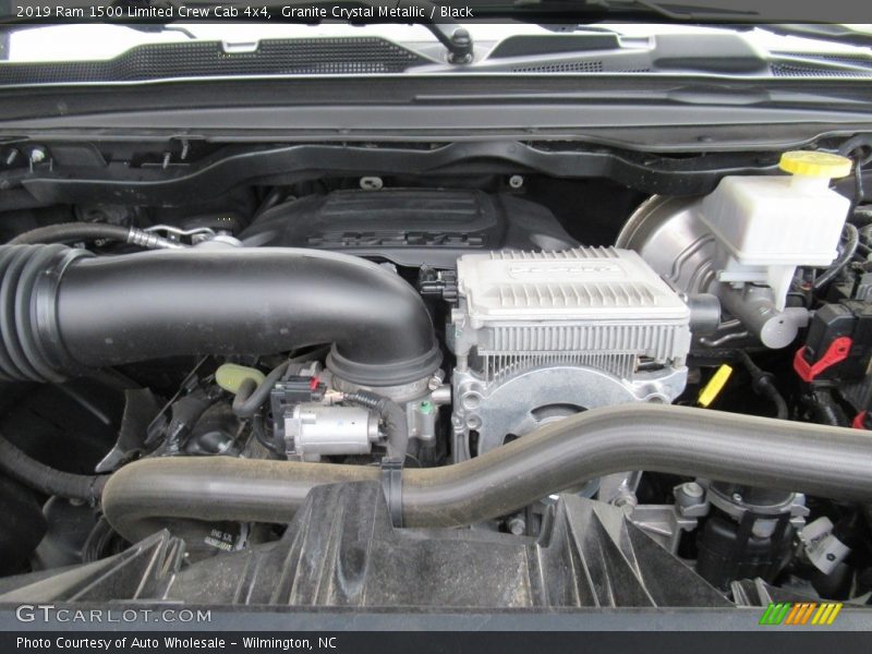 Granite Crystal Metallic / Black 2019 Ram 1500 Limited Crew Cab 4x4