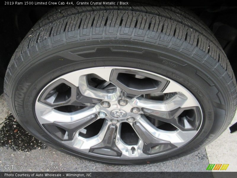 Granite Crystal Metallic / Black 2019 Ram 1500 Limited Crew Cab 4x4